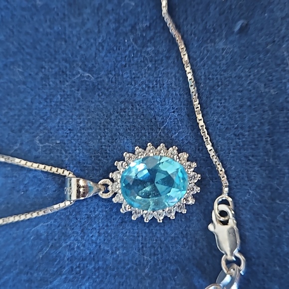 EUC Swarovski Crystal and Sterling Silver Earrings and Necklace Set - Picture 4 of 10